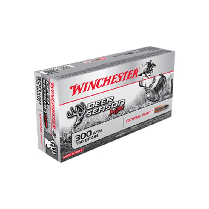 Winchester Deer Season XP Rifle Ammo 300 WSM 150 Grain 20 Rounds Extreme Point