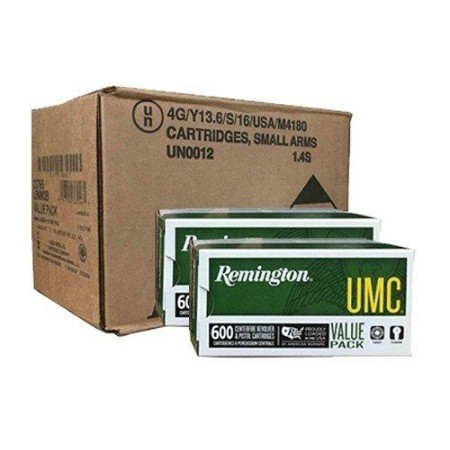 Remington UMC 9mm Luger 115 gr MC 1200/ct, 23765C2