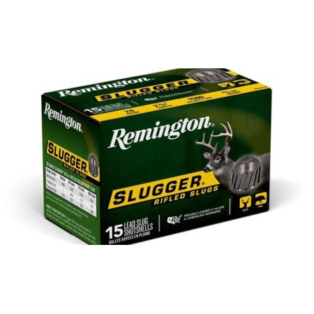 Remington Slugger Rifled Slug 20 GA 2-3/4 IN 7/8 OZ 1580 Fps 15/Ct SP20RS15