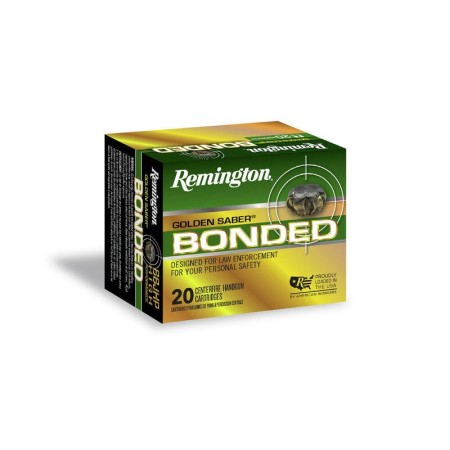 Remington Ammunition Golden Saber Bonded 10mm Auto 180 gr Bonded Brass Jacketed Hollow Point 20 Per Box