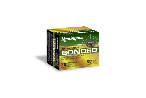 Remington Ammunition Golden Saber Bonded 10mm Auto 180 gr Bonded Brass Jacketed Hollow Point 20 Per Box