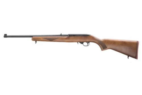 Ruger 31375 75th Anniversary 10/22 Sporter 22LR 10+1 18.50" Satin Black Walnut-Stained Hardwood