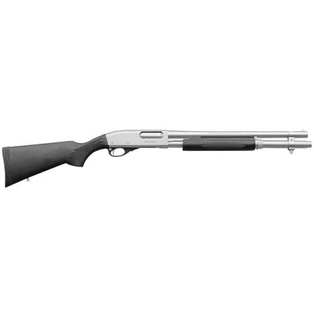 Remington 870 Special Purpose Marine Magnum Silver / Black 12 GA 18.5" Barrel 3"-Chamber 6-Rounds