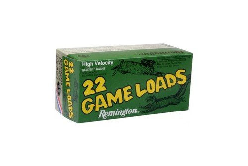 Remington Ammunition Game Load 22 LR Hollow Point 36 GR 40Box/100Case - Brass Casing