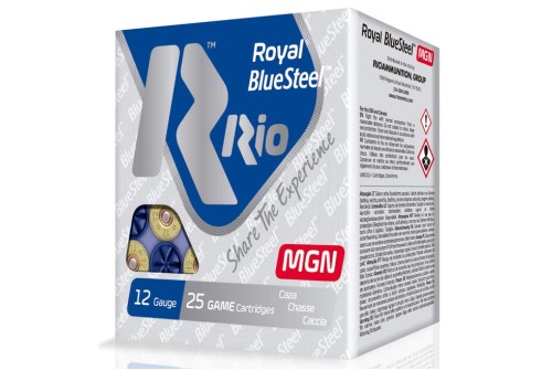 RIO AMMUNITION ROYAL BLUESTEEL MAGNUM 12GA 3-INCH 1-1/4OZ #2 SHOT 25 ROUNDS PER BOX