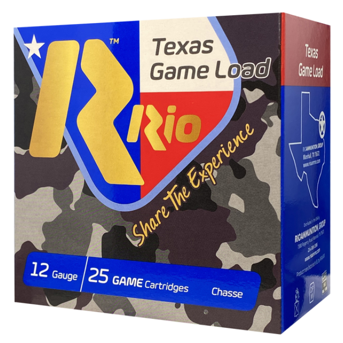 RIO Ammunition Top Game Shotshells 12 ga 2-3/4in 1-1/4oz 1250 fps Size 9 25/ct, TG369