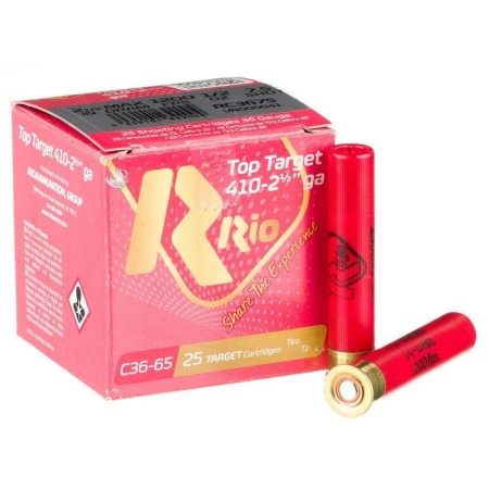 RIO Ammunition Field .410 ga 2 1/2in MAX 1/2 oz Size 7.5 1200 fps - 25/box, RC3675