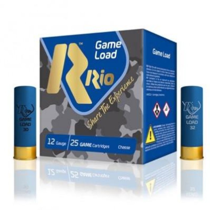 RIO Ammunition Game Load 12 Gauge 1 1/4 oz 2.75in Size 8 Centerfire Shotgun Ammo, 25 Rounds, TG368