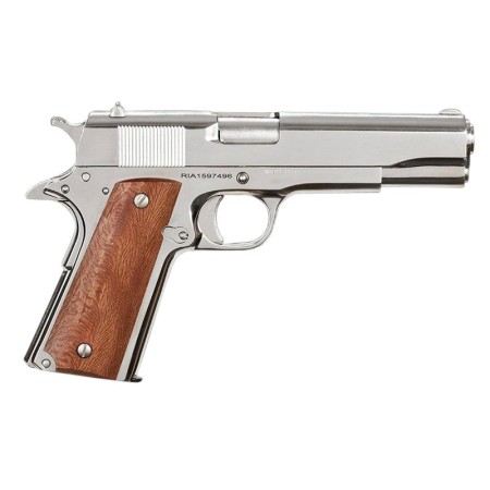 Rock Island Armory 1911 GI STANDARD FS NICKEL Nickel .38 Super 5-inch 8Rds