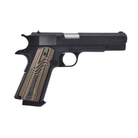 Rock Island Armory M1911-A1 GI Parkerized 10mm 5" Barrel 8-Rounds Camo VZ G10 Grips