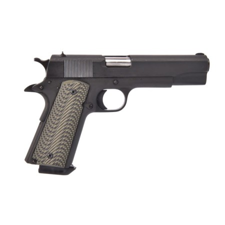 Rock Island Armory M1911-A1 GI Parkerized 10mm 5" Barrel 8-Rounds OD VZ Operator Grips