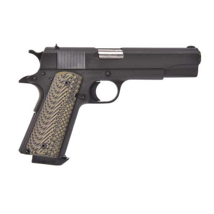 Rock Island M1911-A1 GI 10mm Pistol with OD VZ OPII Grips - 8 Round - 5