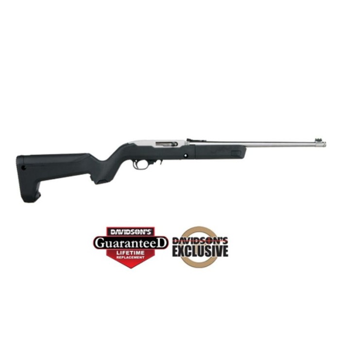 Ruger 10/22 TD Backpacker SS 22 LR 16" Threaded Barrel Magpul X-22 Stock 10rd Mag