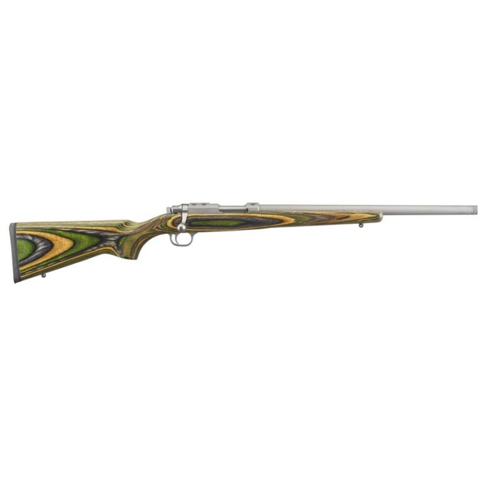 Ruger 77/17, Rug 7219  77/17     17wsm 18.5 Tb Grn Ss