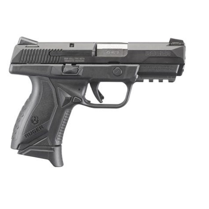 Ruger American Pistol Black .45 ACP 4.5 Inch 10Rd