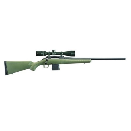 RUGER American Predator Matte Black 204 Ruger 22-inch 10rd Moss Green Synthetic Stock