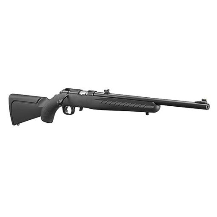 Ruger American Compact 17HMR BL/SY 18-inch