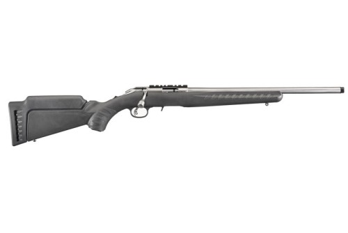 Ruger American Black .22 LR 18-Inch 10 Rd Stainless