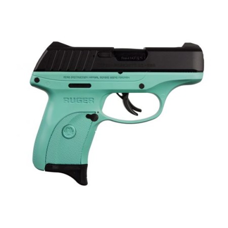 Ruger EC9S 9mm Compact Pistol, Robin Egg Turquoise - 3285