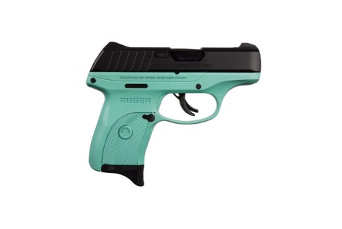 Ruger EC9S 9mm Compact Pistol, Robin Egg Turquoise - 3285