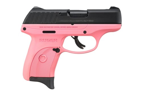 Ruger EC9s Pink 9mm 3.12" Barrel 7-Rounds Checkered Grip