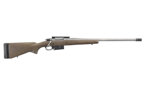 Ruger M77 Hawkeye Long-Range Hunter 6.5 PRC 22" Barrel 3 RDs Brown