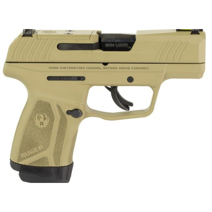 Ruger Max-9 9Mm 3.20" 12Rd Nts Fde 03503 810105514469