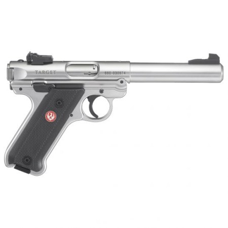 Ruger Mark IV Target .22 LR 5.5" Stainless Steel Pistol - 40103