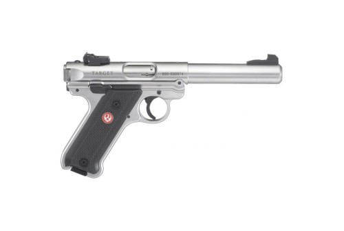 Ruger Mark IV Target .22 LR 5.5" Stainless Steel Pistol - 40103