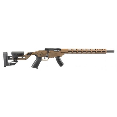 Ruger 8407 Precision Rimfire Burnt Bronze/Black Bolt Action - 22 LR Burnt Bronze/Black