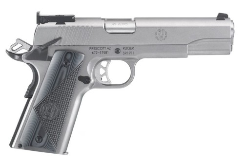 Ruger SR1911 Target Stainless .45 ACP 5-in 9 Rounds