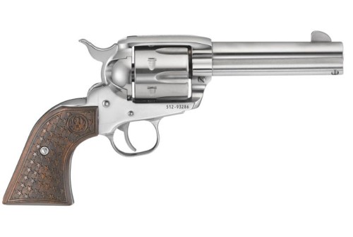 Ruger Vaquero Fast Draw Stainless .357 Mag 4.625-inch 6Rd Dooley Gang Wood Grips TALO Exclusive