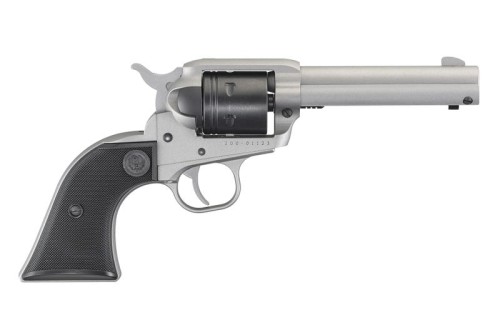 Ruger Wrangler Single-Action Revolver Silver .22 LR 4.62" Barrel 6-Rounds