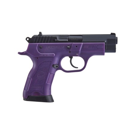 SAR USA B6C Violet 9mm 3.8" Barrel 13-Rounds Contrast Sights