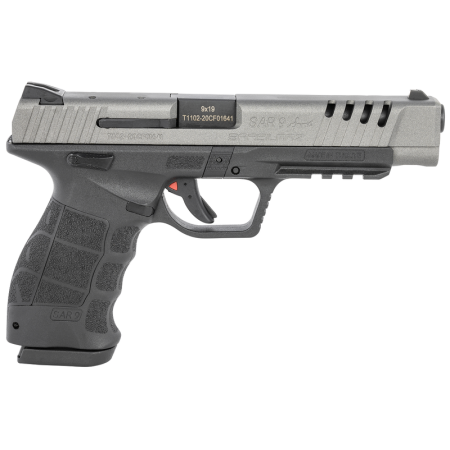 SAR USA SAR9 Sport Platinum 9mm 5.2" Barrel 1-17 Round and 1-19 Round Mag