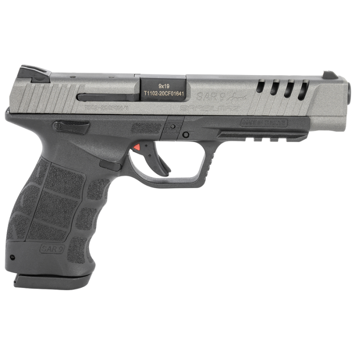 SAR USA SAR9 Sport Platinum 9mm 5.2" Barrel 1-17 Round and 1-19 Round Mag