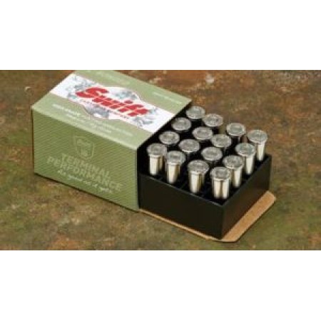 SWIFT AMMO 357MAG A-FRAME 180GR 25/10 - Nickel Plated Brass Casing