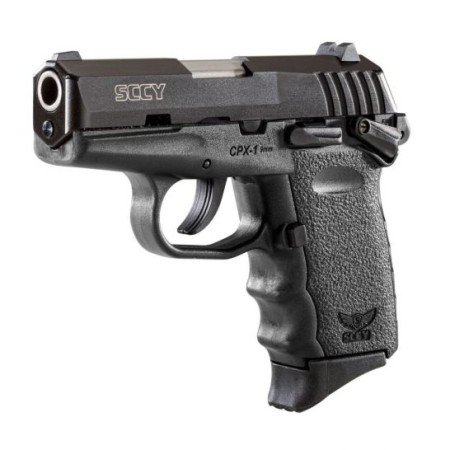 SCCY CPX-1 9mm Black / Black Pistol with Safety - CPX 1CB