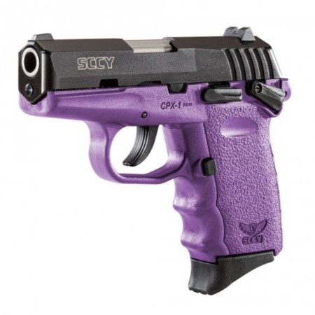 SCCY CPX-1 9mm Black / Purple Pistol with Safety - CPX 1CBPU