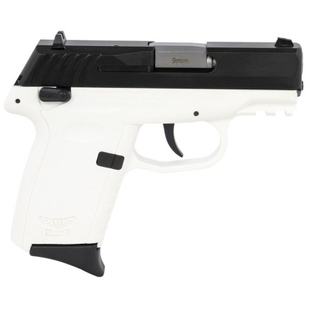 SCCY Industries CPX-1 Gen3 9mm, 3.1" Barrel, White Finish, 10rd