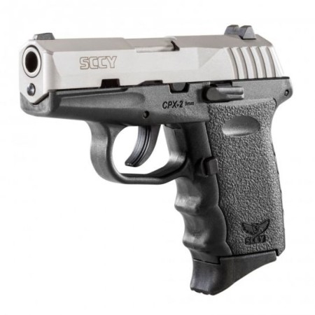 SCCY CPX-2 9mm Stainless Steel / Black Pistol, No Safety - CPX 2TT