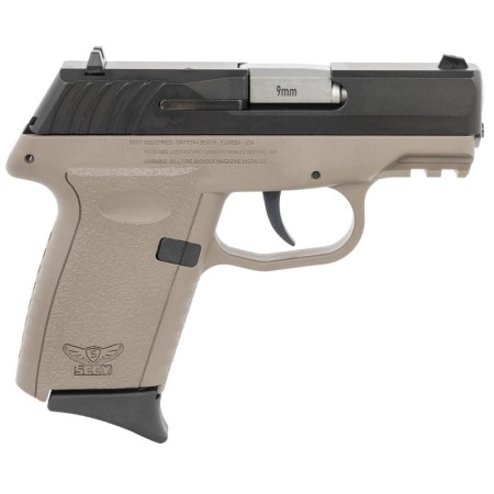 SCCY CPX-2 Gen3 Flat Dark Earth 9mm 3.1" Barrel 10-Rounds