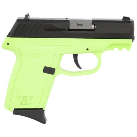 SCCY CPX-2 Gen3 Lime Green 9mm 3.1" Barrel 10-Rounds