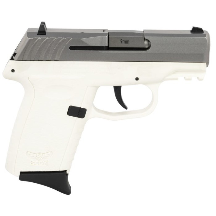 SCCY CPX-2 Gen3 Stainless / White 9mm 3.1" Barrel 10-Rounds