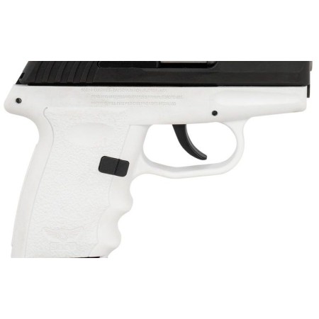 SCCY CPX-3 .380 ACP, 3.10" Barrel, White Polymer Grip, 10rd