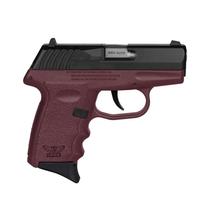 SCCY CPX-3 Crimson .380 ACP 3.1" Barrel 10-Rounds