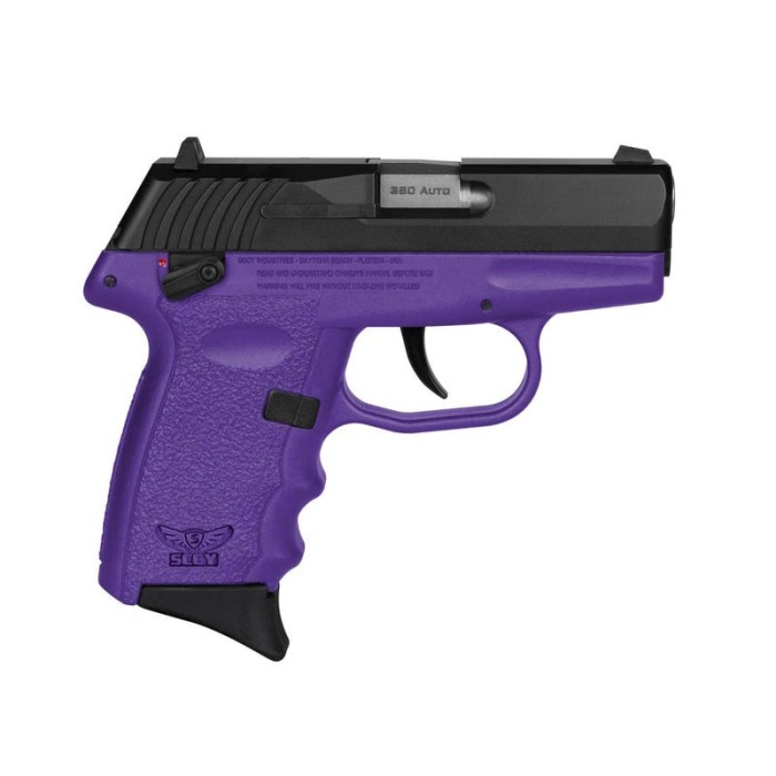 SCCY Industries CPX-4 380 ACP, 2.96" Barrel, Purple Frame, 10rd