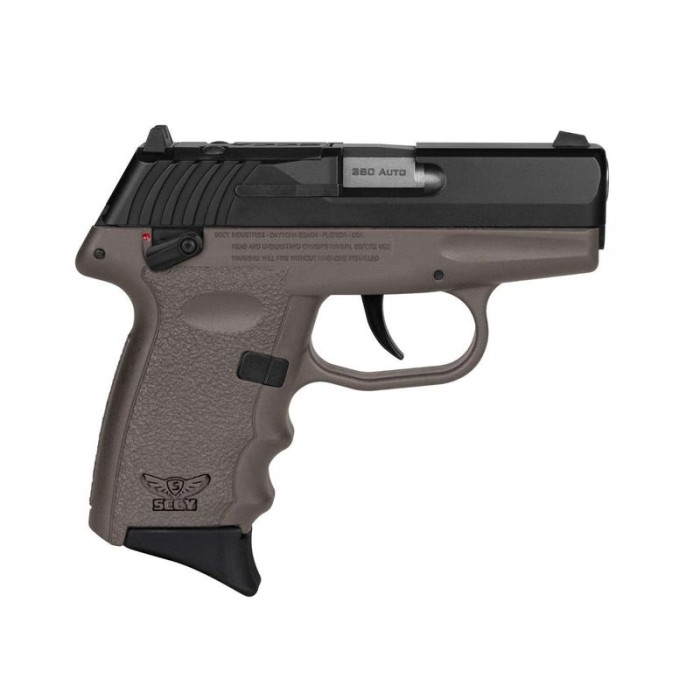 SCCY CPX-4CBDERDRG3 380 BLK SLIDE DRK GRIP SFT 10RD