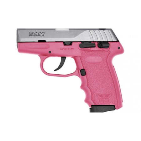 SCCY CPX-4 .380 ACP 2.96" BARREL 10RD PINK/STAINLESS 2 MAGS