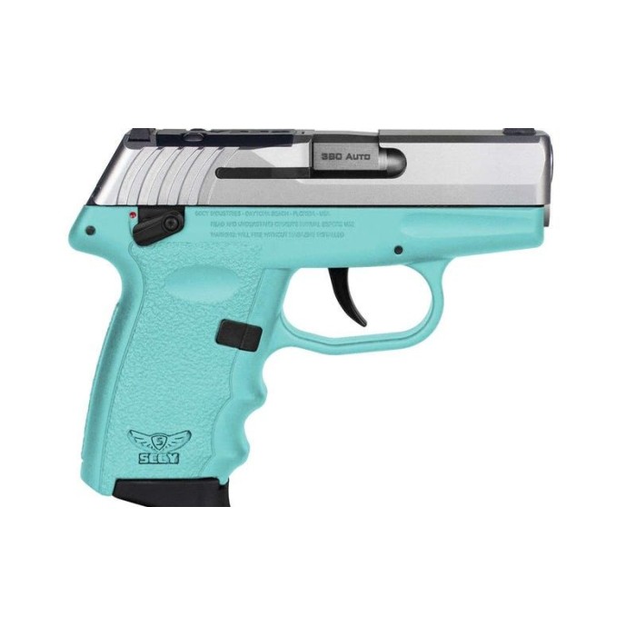 SCCY Industries CPX-4 RD .380 ACP, 2.96" Barrel, SCCY Blue Frame, SS Slide, 10rd